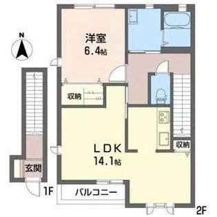 ALPINA【2階】の間取り