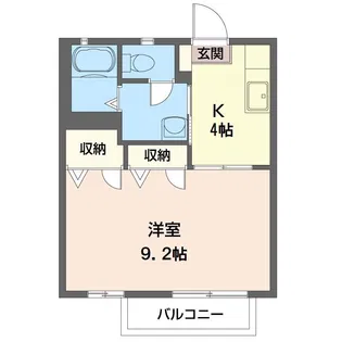 グランドール天川A【1階】の間取り