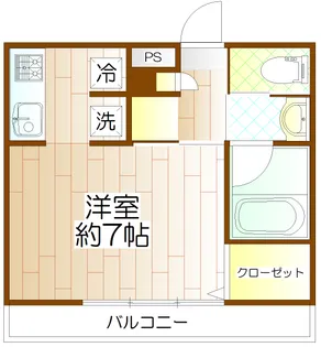 サン・ブローニュ【3階】の間取り