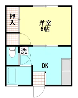 ウィステリア黒石【1階】の間取り