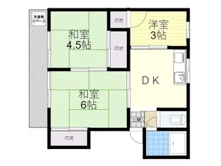 第1板井アパート【2階】の間取り