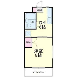 サンパレス木下【2階】の間取り