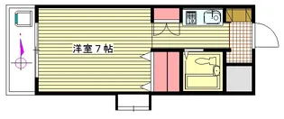 1Kの間取り画像