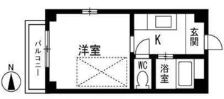 1Rの間取り画像