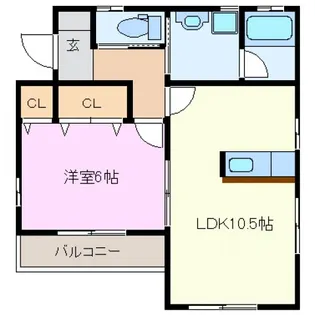 メゾン・ブランシェ II【2階】の間取り