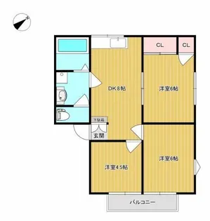 フレグレンス・Y【2階】の間取り