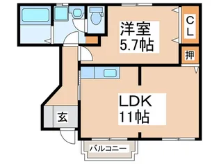 メドラ【1階】の間取り