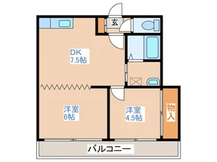 ALPHA COSMO2【3階】の間取り