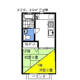 マリンブリーズ・Jr2nd【1階】の間取り