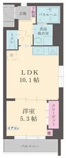 エイトバード東静岡【1階】の間取り