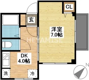 カリーナトレピアニ【2階】の間取り