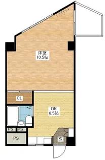 K‘s平野町【5階】の間取り