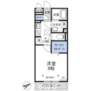 群馬県高崎市貝沢町【アパート】の間取り