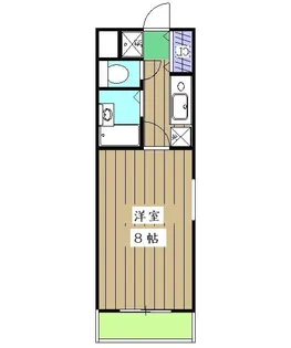 ブランベージュ桂【2階】の間取り