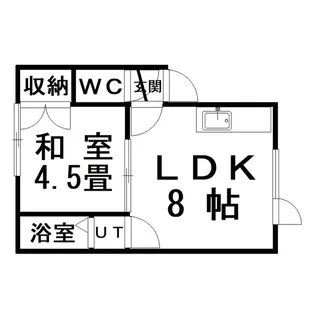 コーポレーションさとみ【2階】の間取り