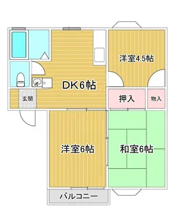 COURTVILLAGE N【2階】の間取り