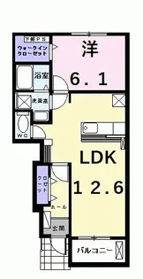 ネオクラール【1階】の間取り