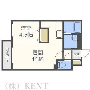 AVANTI西町北【3階】の間取り