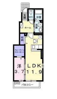 サンライズ ネオ【1階】の間取り