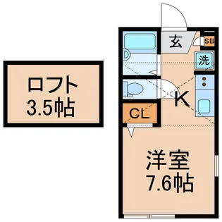 神奈川県横浜市南区六ツ川1【アパート】の間取り