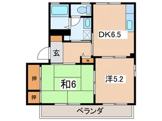 フレグランス高麗【2階】の間取り
