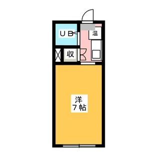 ハイツまきの【1階】の間取り