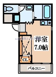 キオズ布施足代北【1階】の間取り