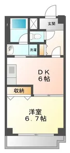 セレナ東甲子園【3階】の間取り