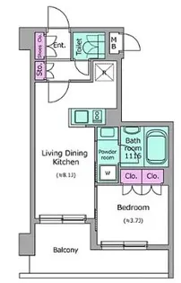 東京都墨田区立川4【マンション】の間取り