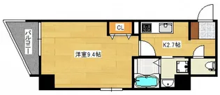 Damier Hiranomachi【8階】の間取り