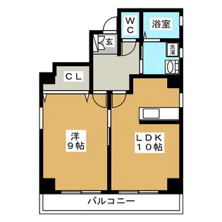 ハイツトーテムポール【3階】の間取り