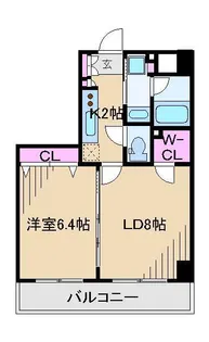 東京都北区中十条4【マンション】の間取り