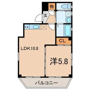 アートハイム八千代台【2階】の間取り