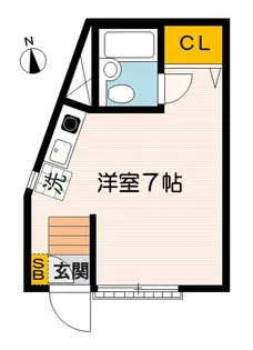 ハイツカサイ【1階】の間取り