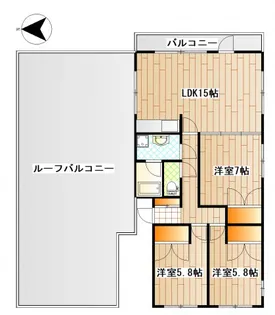 グリューンベルグ生田【4階】の間取り