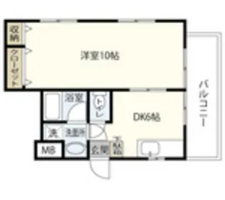 広島県広島市南区宇品御幸2【マンション】の間取り