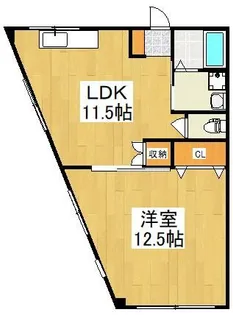 グリーンコーポあたご【2階】の間取り