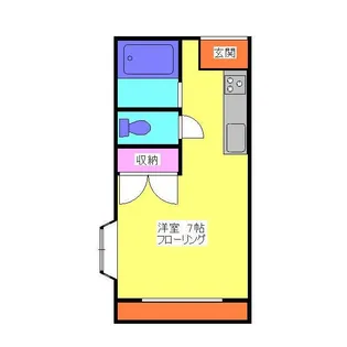 コスモハイムI【2階】の間取り