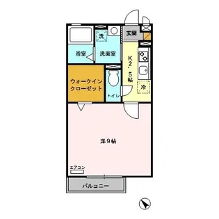 リビングタウン三橋【2階】の間取り
