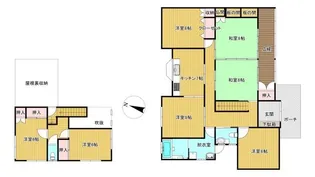 長崎県大村市西大村本町【一戸建】の間取り