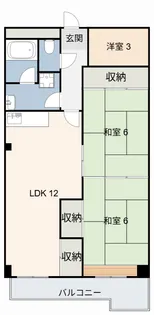 第二大嶽ビル【6階】の間取り