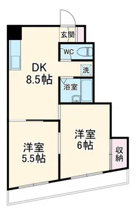 メゾン森辰【5階】の間取り