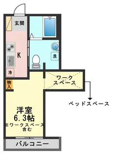 BelleSceneAoto【1階】の間取り