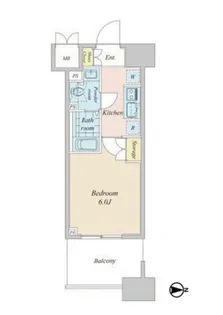 1Kの間取り画像