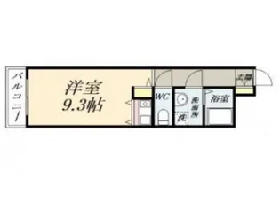 朝日プラザ岡山サウスフロント【8階】の間取り