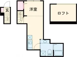 渋谷松見坂パークサイドヒルズ【2階】の間取り