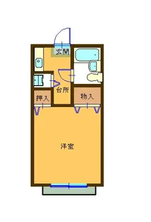 レオハウス【1階】の間取り