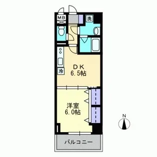 ハアラン表町【3階】の間取り