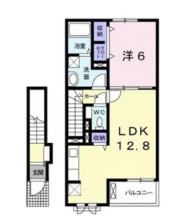 東京都国分寺市内藤2【アパート】の間取り