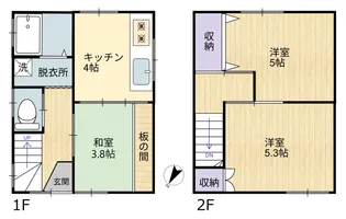 東京都江戸川区東瑞江3【一戸建】の間取り